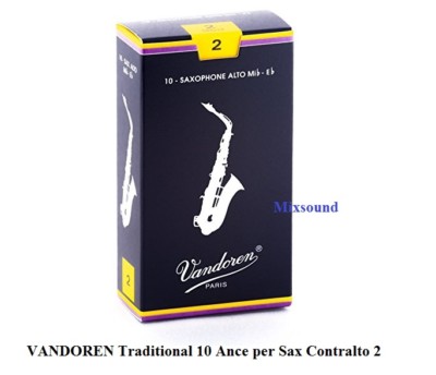 Rico Royal Vandoren by D'Addario 10 ANCE PER SASSOFONO CONTRALTO n° 2  ANCIA SAX ALTO 
