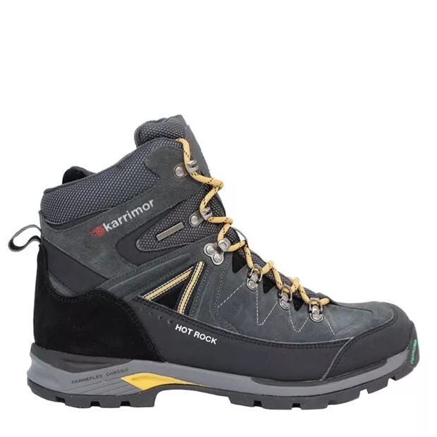 KARRIMOR HOT ROCK Charcoal Mens Walking Boots Grey Size UK 13