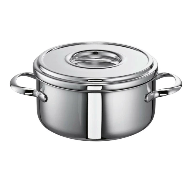 Schulte-Ufer Bratentopf Romana i, Schmortopf, Gartopf, Edelstahl, 20 cm, 2.5 L