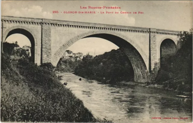 CPA AK Oloron Ste-Marie Le Pont du Chemin de fer FRANCE (1132099)