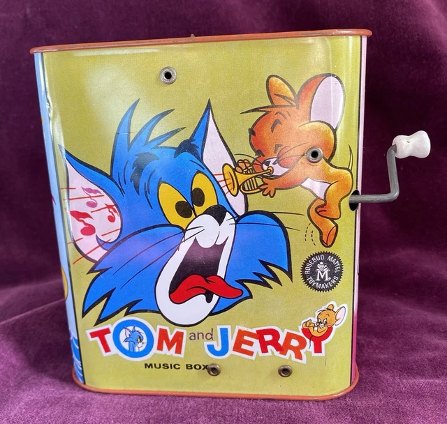 vintage-mattel-tom-jerry-wind-up-jack-in-the-box-music-box-1966
