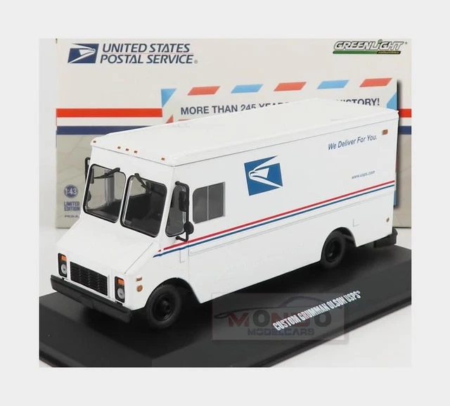 Grumman Olson Llv Nypd Police 1993 Blanc Modèle 1:43 Greenlight