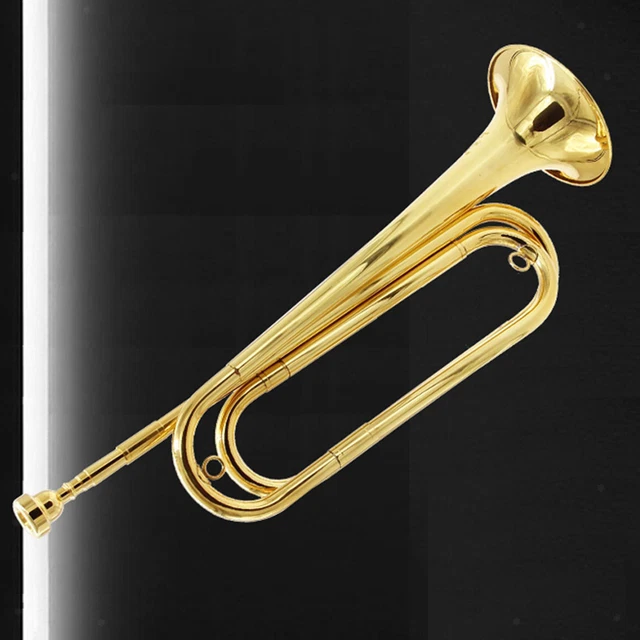 Trompette Signal Musical Instrument Retro Scout Bugle pour Band Beginner