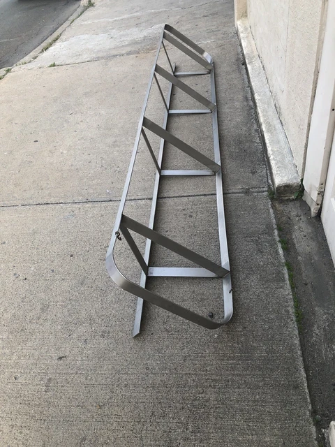 Stainless Steel Hanging Pot Rack Commercial Kitchen 120" Ten Feet Long