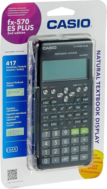 Calcolatrice Scientifica Casio Fx-85GTCW Colore Nero - Made In UK - Foto 4