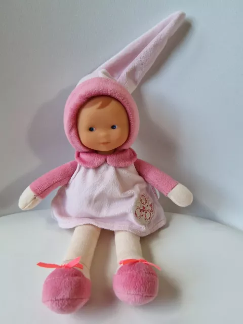 Doudou poupée corolle lutin rose fleur 2013