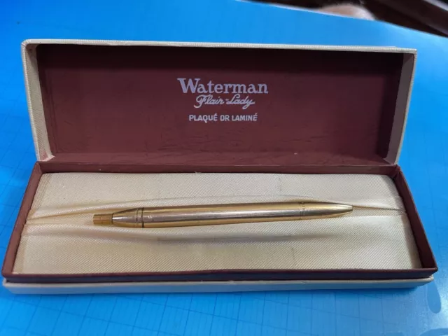 Kugelschreiber Waterman Modell Flair Lady Vergoldet