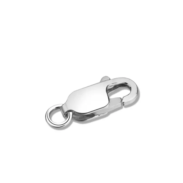 925 Sterling Silver Spring Lock Clasp for Necklace and Bracelet Making