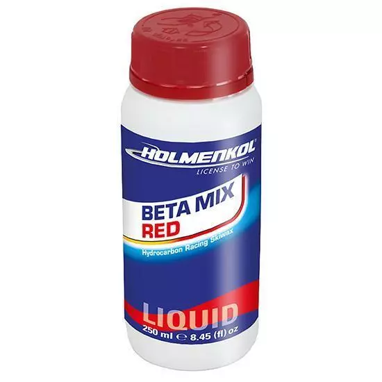 Holmenkol Beta Mix Red Liquid Wax 250ml Performance Ski & Snowboard Wax