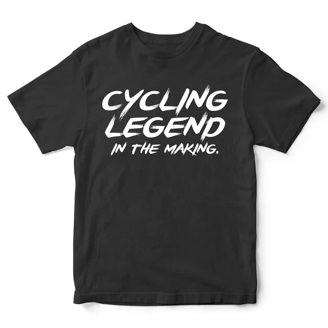 Boys Cycling Legend In The Making T Shirt Birthday Bike Gift Idea Son Cyclist