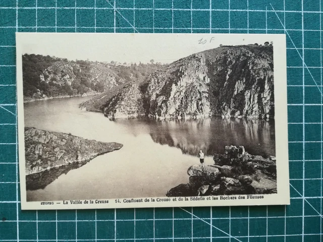 Xf112 CPA Circa 1920 Valley Of Hollow Confluence Hollow Sédelle Rocks Spinners