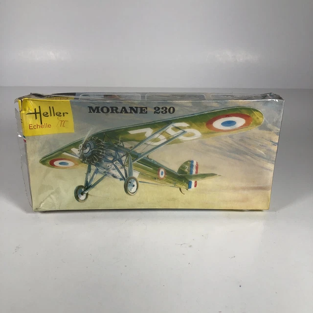 HELLER ECHELLE MORANE 230 Model Airplane Kit 1/72 Scale (SEALED) 15.00