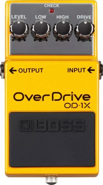 Boss OD-1X Overdrive Gitarren Effektpedal Gelb Modern Overdrive Sound Neu