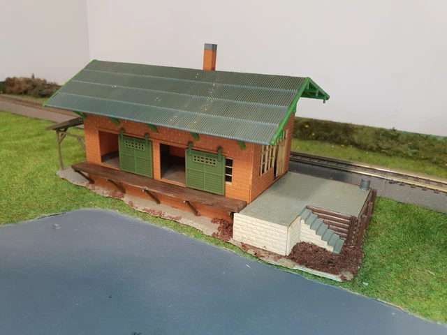 ZS203 Faller Train Maquette decor Ho B-154 Gare marchandise Goods depot