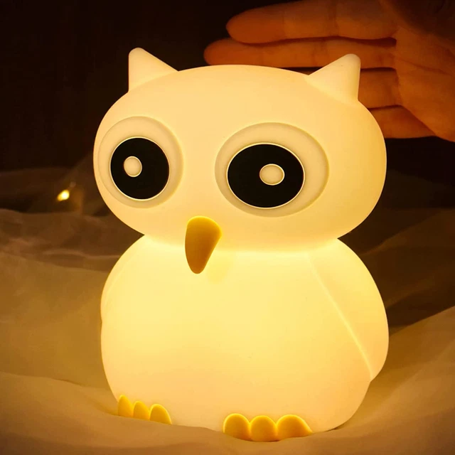 Simpatico Gufo Luce Notturna per Bambini, Regali Di Compleanno per Ragazzi Ragaz