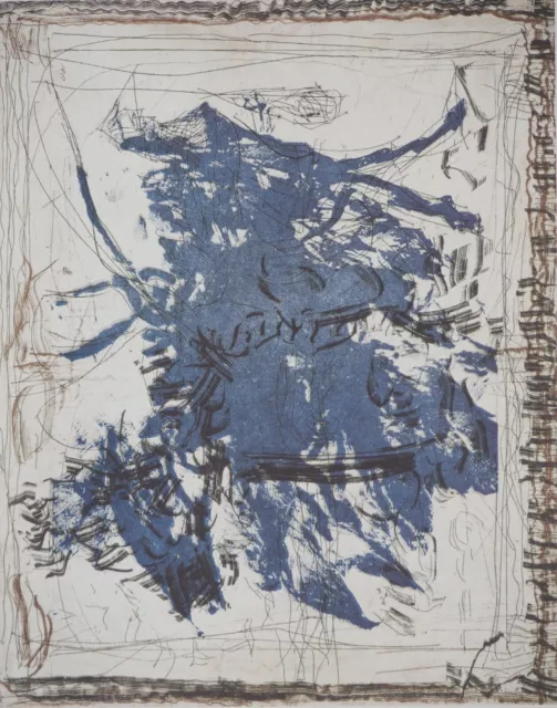 Jean-Paul RIOPELLE : Canada, Auprès de mon lac, Héliogravure, 1990