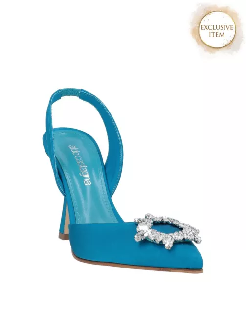 SH1 ALDO NICHOLES Rhinestone Block Heels SIZE UK 6 EU 39 64.99 PicClick UK
