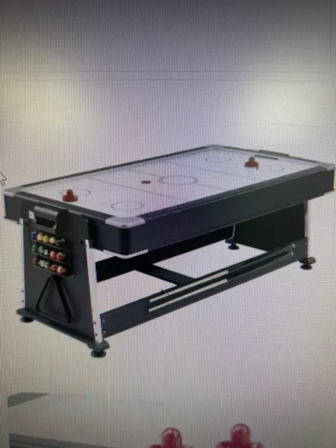 7ft 3 in 1 Pool Table Tennis Air Hockey Games Family Home Table