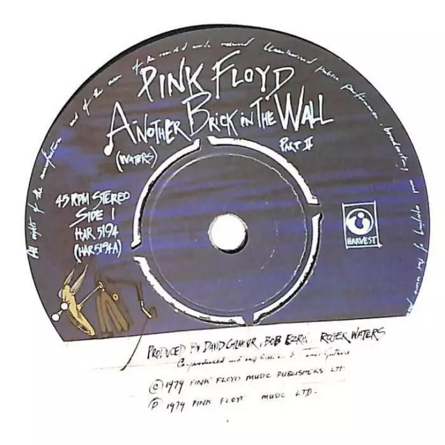 Pink Floyd Another Brick In The Wall (Part II) UK 7" 1979 HAR5194 Harvest 45 EX-