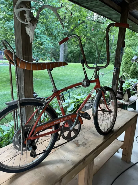 1972 Schwinn Stingray 5 speed original owner complete bicycle Needs restored