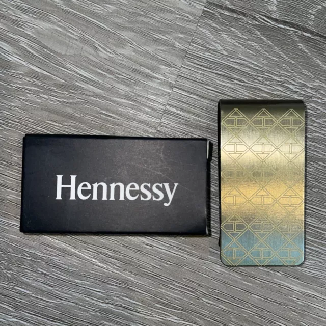 New HENNESSY Cognac Metal Money Clip