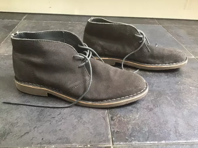 NEXT P/LOVED KHAKI Suede Desert Boots Size 7 Eu 41 £9.00 - PicClick UK