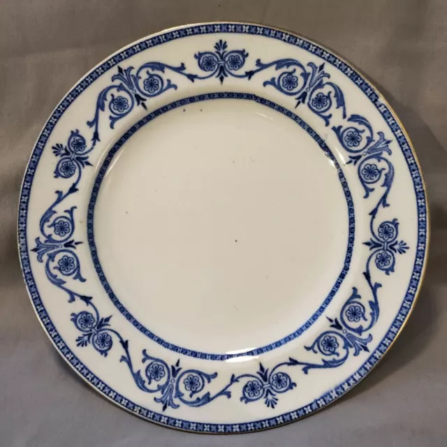 Burgess & Leigh Dinner Plate LEIGHTON Semi-Porcelain ENGLAND Middleport Pottery