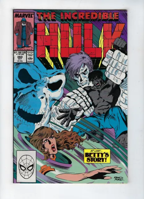 INCREDIBLE HULK # 360 (BETTY'S STOREY Oct 1989) VF