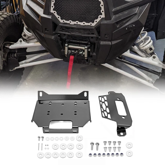 UTV WINCH MOUNT Plate Bracket for 20142023 Polaris RZR XP 1000