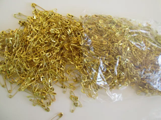 500/50 piezas Goldeter Metell pequeños pasadores de seguridad costura 27 mm nuevos