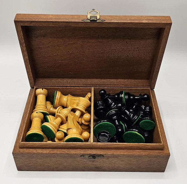 Jeu D'échecs Lardy International 1974, échiquier Bois, Blanc/marron, 86mm, France