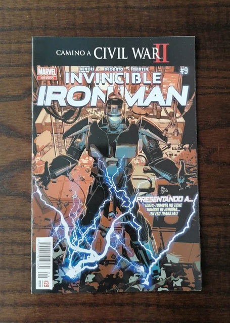 Invincible Iron Man 9 First Full Appearance Of Riri Williams Spanish Edition