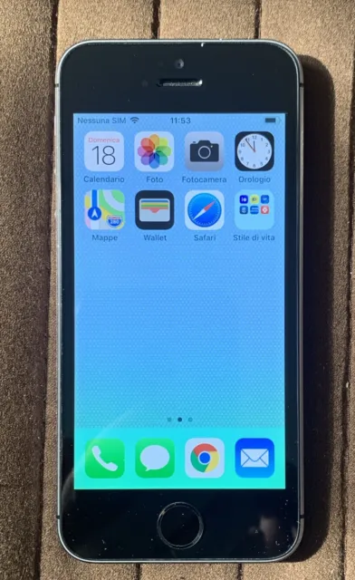 Apple iPhone 5S 16GB Grigio Siderale - Usato