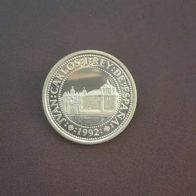 Moneda 500 Pesetas De Plata Del V Centenario Del Año 1992, S/C.en Calidad Proof