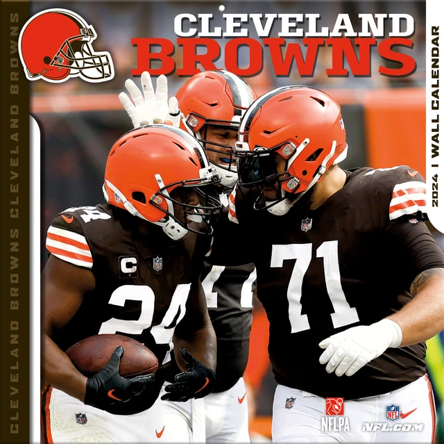 NFL CALENDAR 2025 Cleveland Browns Wall Calendar 30x30cm Wall Calendar