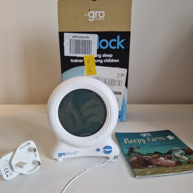 Orologio Gro in scatola con istruzioni e storia allenamento sonno bambino / scuola materna