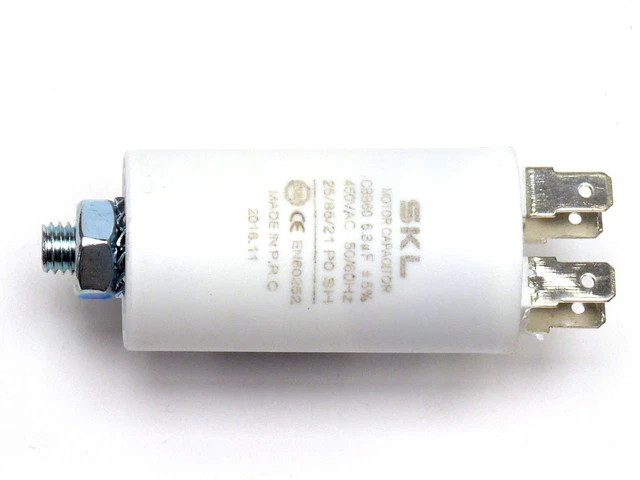 Condensatore CBB60 6,3µF 450V - Universale Con Vite M8, Per Elettrodomestici - Foto 6