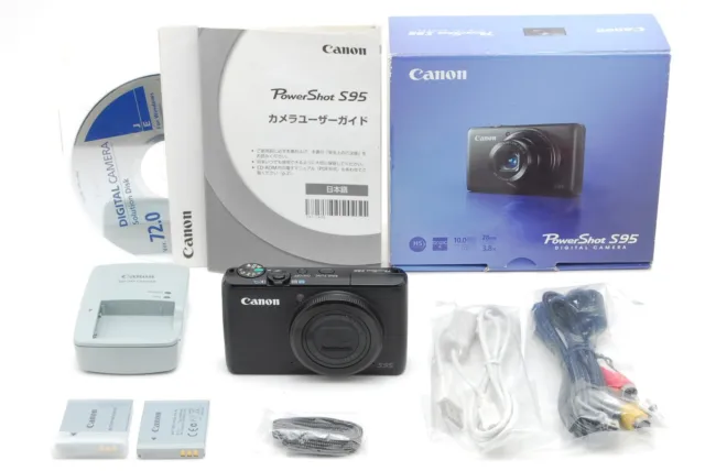 【Top Mint w/ Box】 Canon Power Shot S95 10.0MP Compact Digital Camera From JAPAN