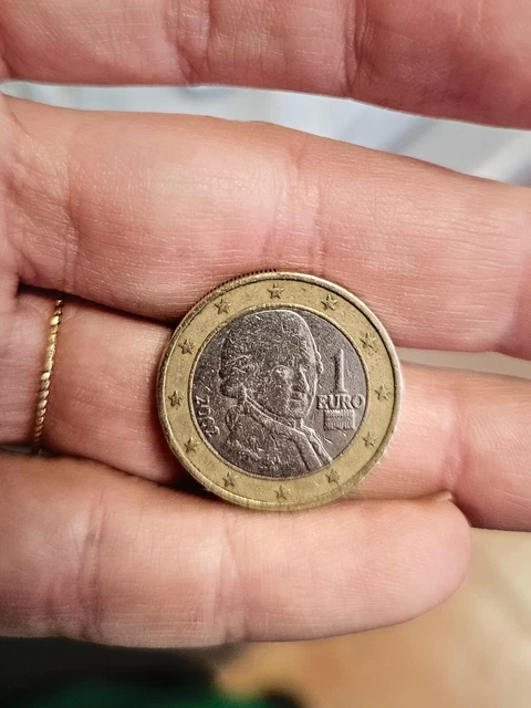 Pièce De 1 Euro Autriche 2002 – Wolfgang Amadeus Mozart, Non Modifiée