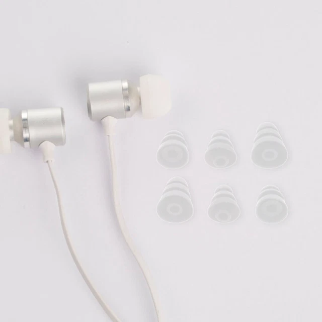 Tappi auricolari di protezione dell'udito con Design a triplo fungo confortevole Tappi auricolari di protezione dell'udito con Design a triplo fungo confortevole