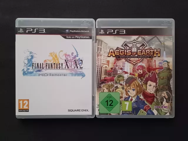 Pack Lote Aegis Of Earth Final Fantasy X/X2 -Ps3 Playstation-Pal España-Completo