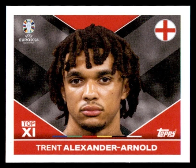 Autocollant Topps EURO EM 2024 GER1 Allemagne emblème Topps feuille