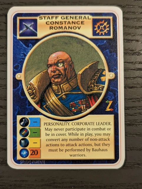 Staff General Constance Romanov - Doomtrooper CCG - Warzone - Buy More & Save!