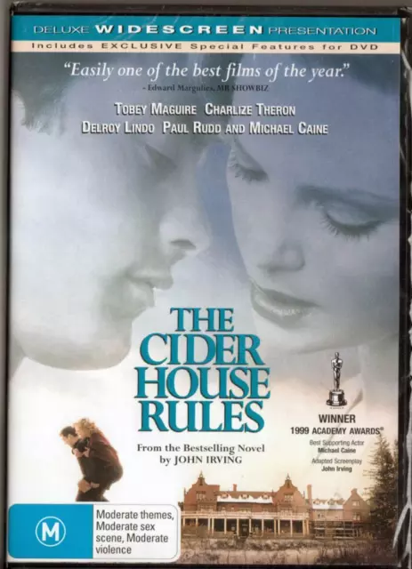 The Cider House Rules - Toby Maguire - New & Sealed Region 4 Dvd Free Local Post