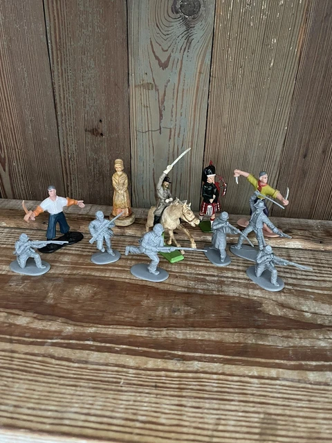 Vintage 1971 Britains Deetail Civil War Cavalrymen Plus Assorted Lot Of 11