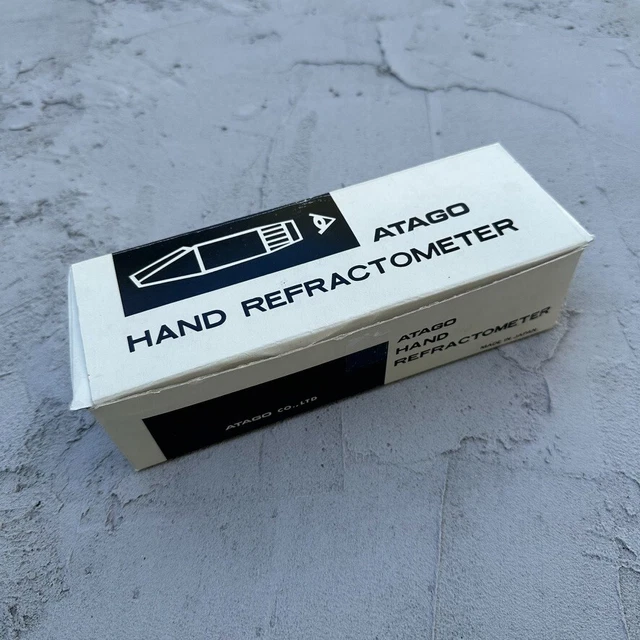 VINTAGE ATAGO HAND Refractometer Made In Japan N1 with Case and Manual