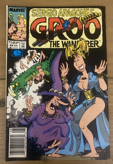 Sergio Aragones Groo the Wanderer #68 Aug 1985 Marvel Comics Vintage Comic Book