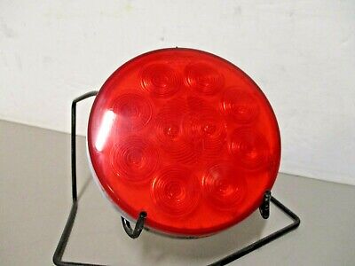 Grote 5325 RED 4" Round LED Stop Turn Tail Lamp SAE-ISTP2-00  12V