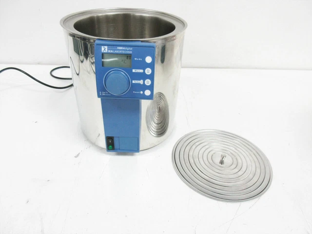 IKA HBR 4 DIGITAL HEATING BATH D S1 00.125846 HBR4 1020 W 200 C w/ H240 RING SET