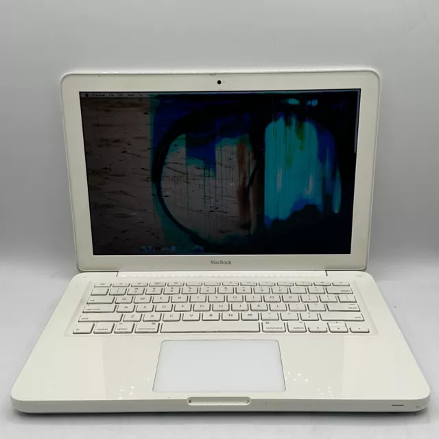 Broken 2009 Apple MacBook 13" Intel Core 2 Duo 2.2GHz 2GB RAM 250GB HDD A1342